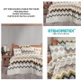 ETEHOMETEX ÇİFT KİŞİLİK BASKILI PAMUK PİKE TAKIMI COZA 8696474231922